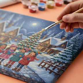 Måla efter siffror - Alfresco eftermiddag