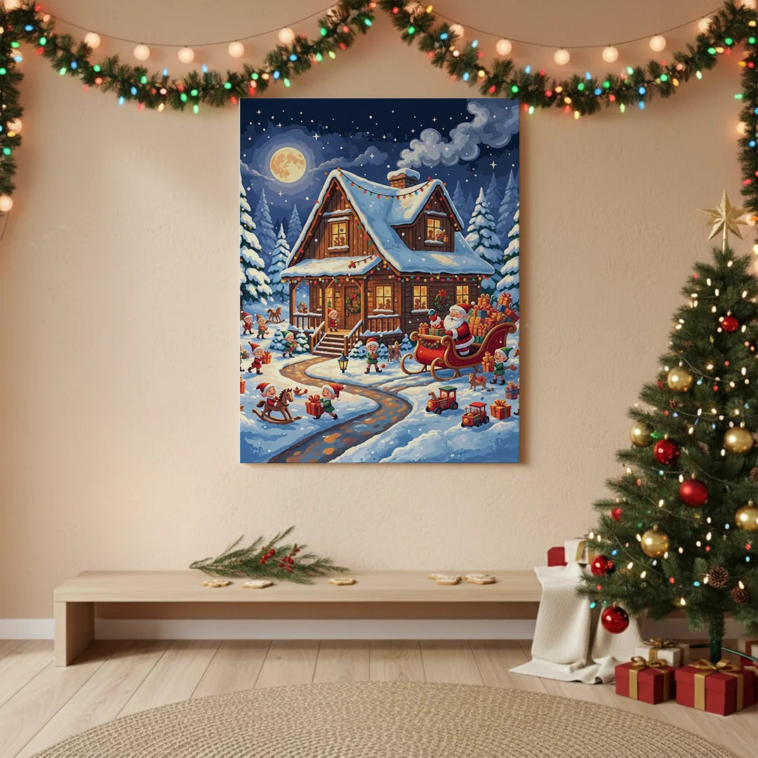 Måla efter siffror - Alfresco eftermiddag