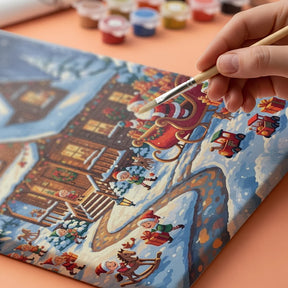 Måla efter siffror - Alfresco eftermiddag