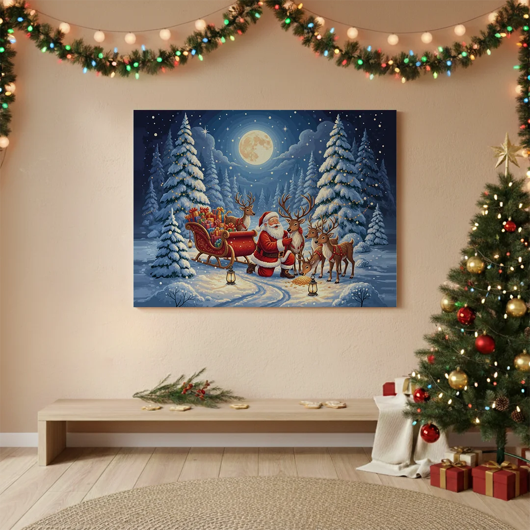 Måla efter siffror - Alfresco eftermiddag