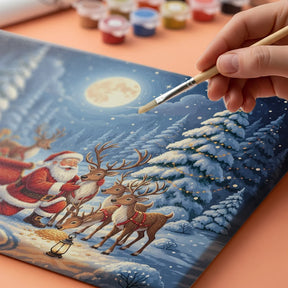 Måla efter siffror - Alfresco eftermiddag