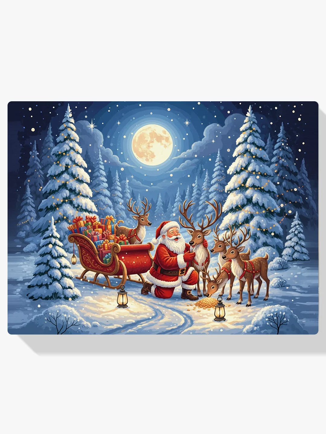 Måla efter siffror - Alfresco eftermiddag