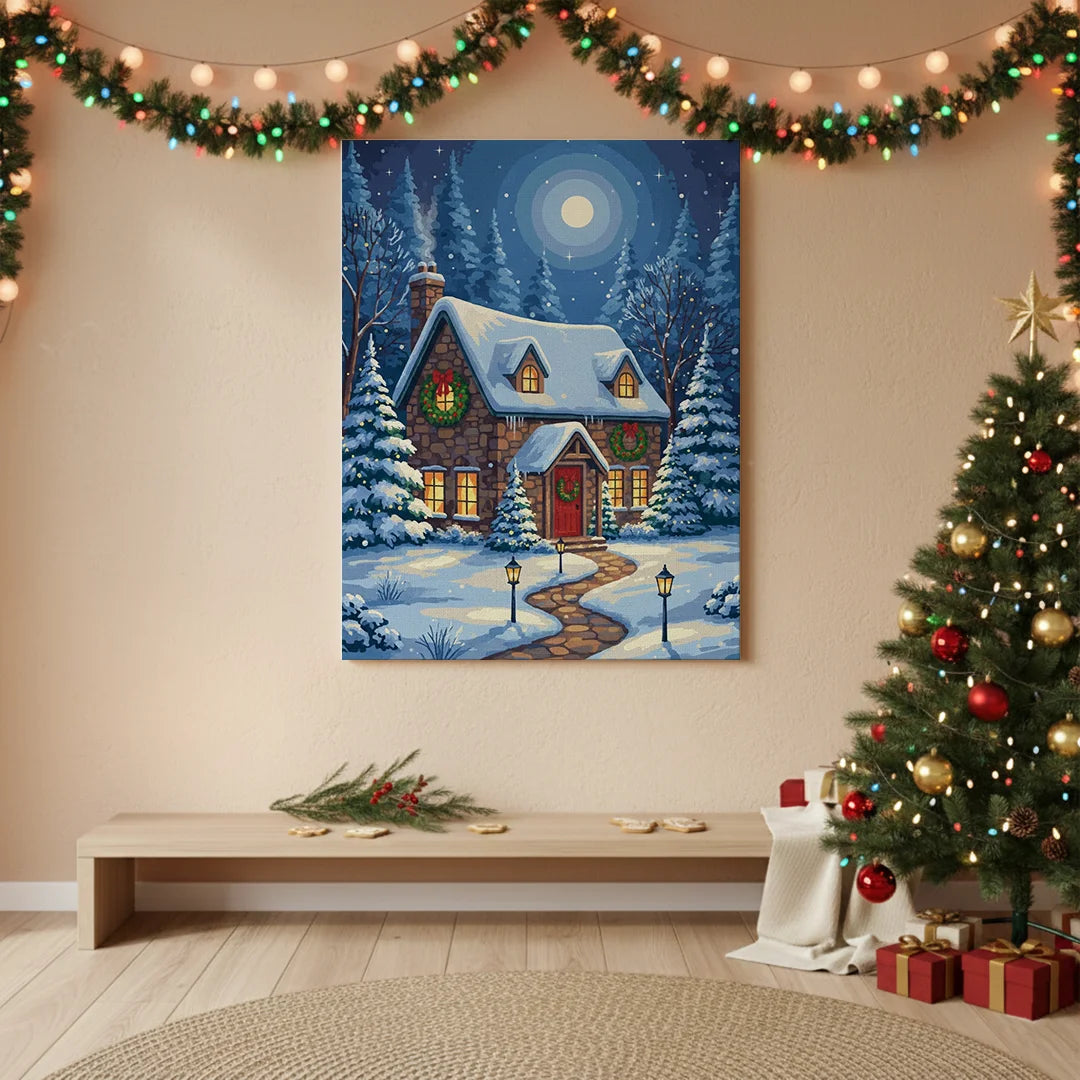 Måla efter siffror - Alfresco eftermiddag