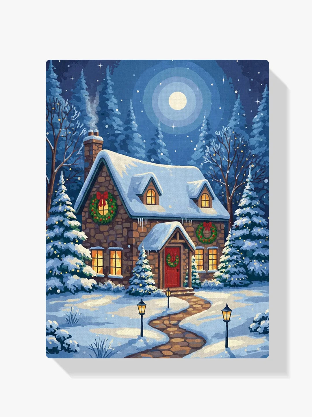 Måla efter siffror - Alfresco eftermiddag