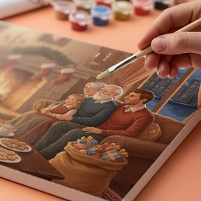 Måla efter siffror - Alfresco eftermiddag