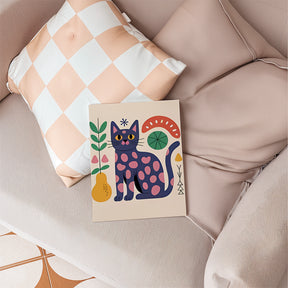 Måla efter siffror - 6 minimålningar | Abstrakta Miez-dragset