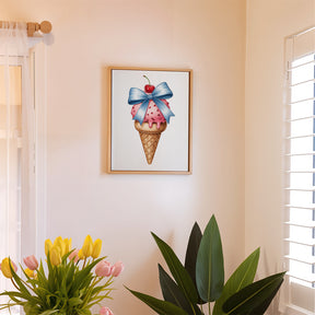 Måla efter siffror - 6 minimålningar | Set med azurfärgade accenter