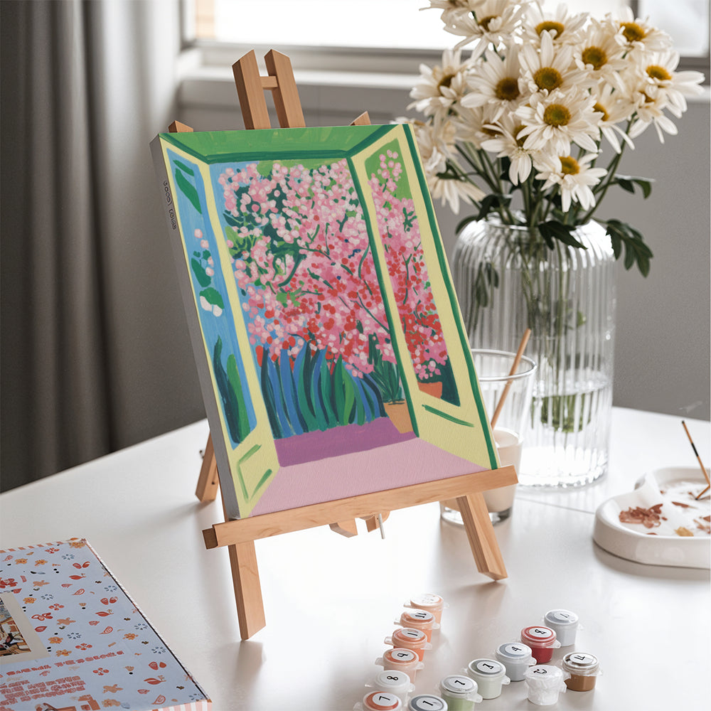 Måla efter siffror - 6 minimålningar | Blush and Bloom-set