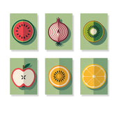 Måla efter siffror - 6 minimålningar | Klipp och stilisera set