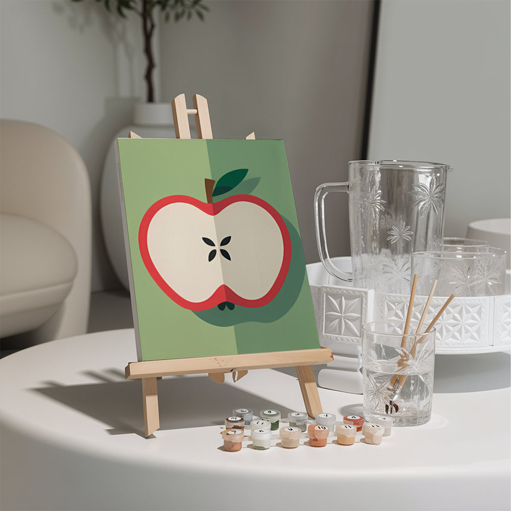 Måla efter siffror - 6 minimålningar | Klipp och stilisera set