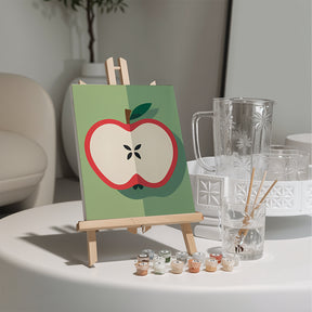 Måla efter siffror - 6 minimålningar | Klipp och stilisera set