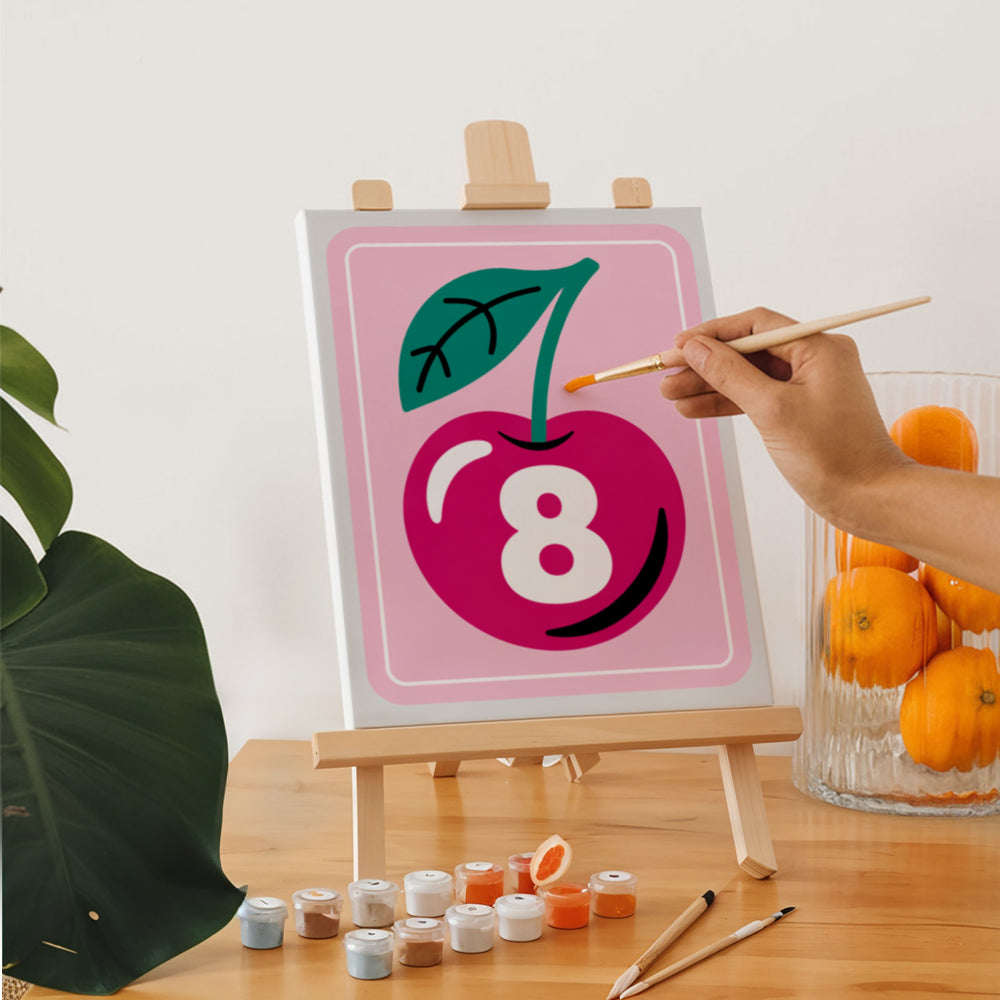 Måla efter siffror - 6 minimålningar | Pop Art aktivitetsboksset