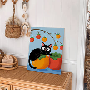 Måla efter siffror - 6 minimålningar | Svart katt-prisset