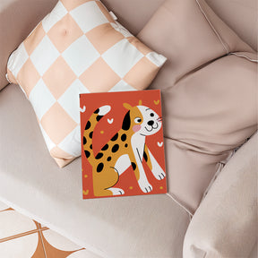 Måla efter siffror - 6 minimålningar | Set med lekfulla varelser