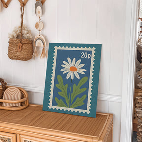 Måla efter siffror - 6 minimålningar | Set med vintage naturtryck