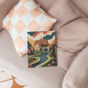 Måla efter siffror - 6 minimålningar | Världens underverk med stilset