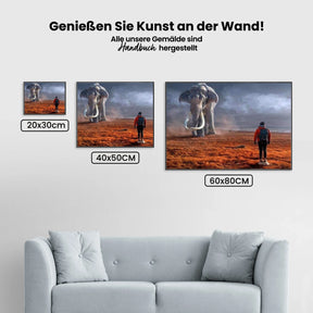 Mammut - Malen nach Zahlen