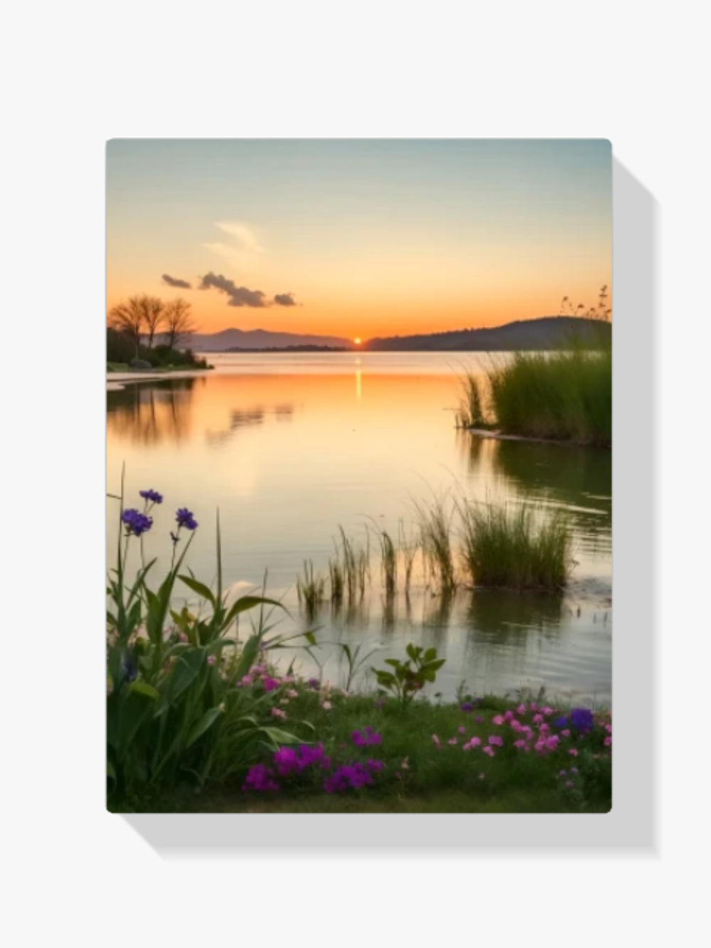 Meer Sonnenuntergang - Malen nach Zahlen