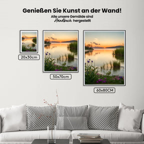Meer Sonnenuntergang - Malen nach Zahlen