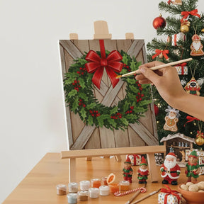 Måla efter siffror - 6 minimålningar | Set med abstrakta affirmationer