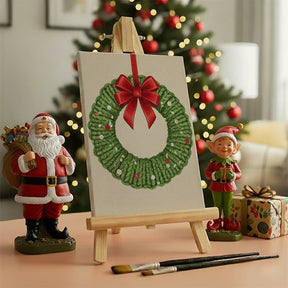 Måla efter siffror - 6 minimålningar | Set med abstrakta affirmationer