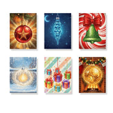 Måla efter siffror - 6 minimålningar | Set med abstrakta affirmationer