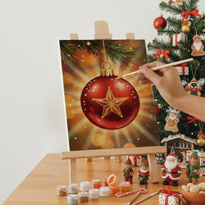 Måla efter siffror - 6 minimålningar | Set med abstrakta affirmationer