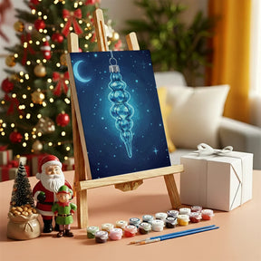 Måla efter siffror - 6 minimålningar | Set med abstrakta affirmationer