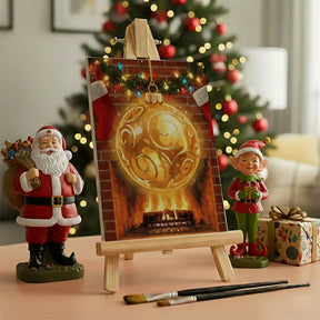 Måla efter siffror - 6 minimålningar | Set med abstrakta affirmationer