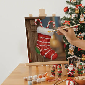 Måla efter siffror - 6 minimålningar | Set med abstrakta affirmationer