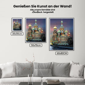 Moskau-Palast - Malen nach Zahlen