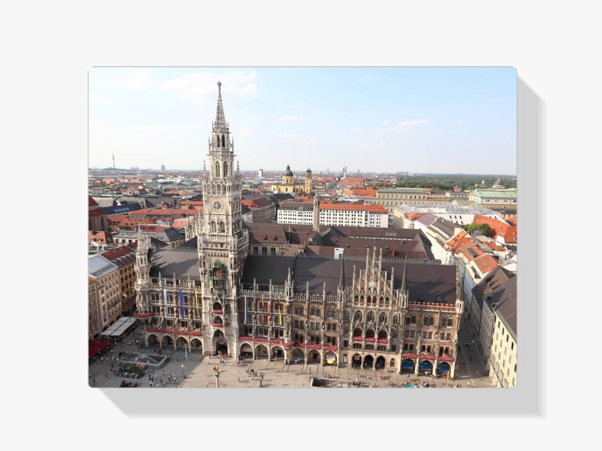 Münchner Marienplatz - Malen nach Zahlen