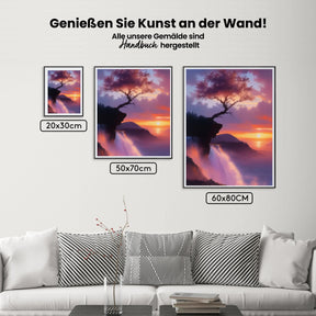 Mysteriöse Klippe - Malen nach Zahlen