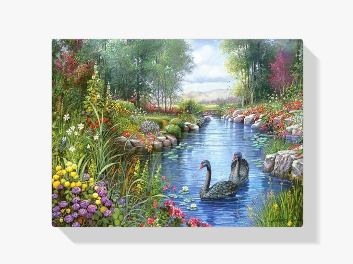 Naturlandschaft - Malen nach Zahlen