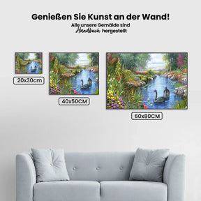 Naturlandschaft - Malen nach Zahlen
