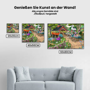 Naturlandschaft - Malen nach Zahlen