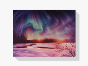 Nordlicht - Malen nach Zahlen