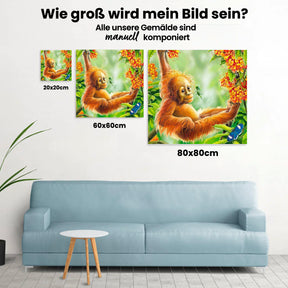Orang-Utan - Malen nach Zahlen