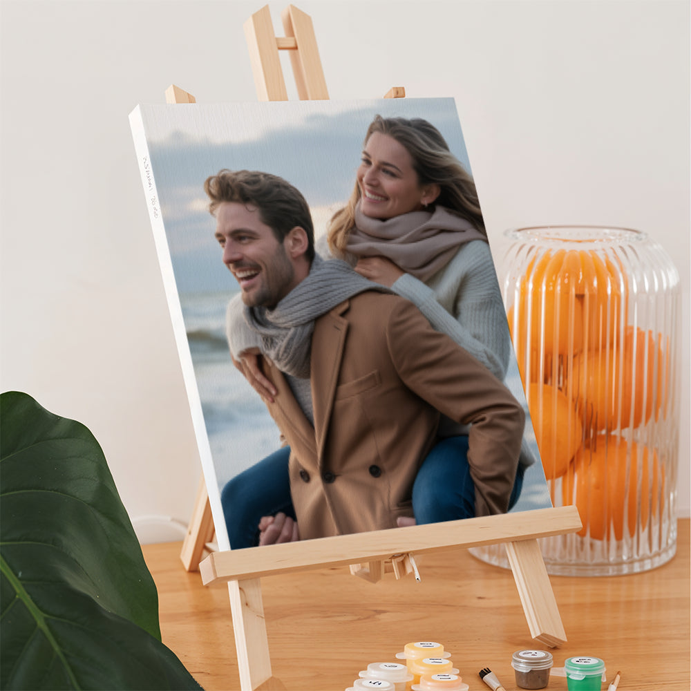 Minimålning efter siffror - Ditt önskade motiv
