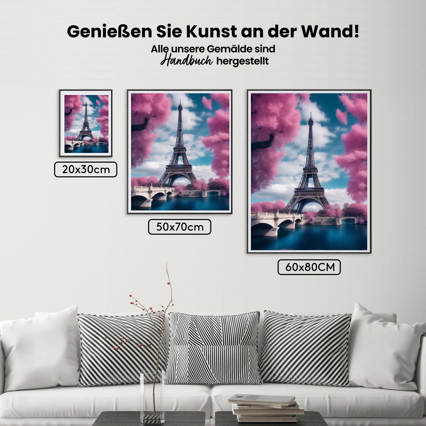 Pariser Eiffelturm - Malen nach Zahlen