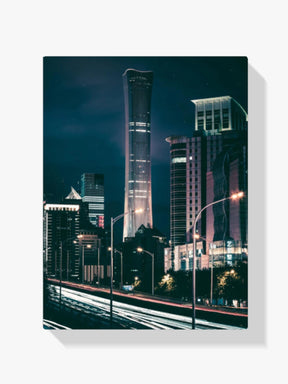 Peking bei Nacht - Malen nach Zahlen