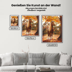 Pferd - Malen nach Zahlen