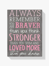 Pink Ribbon | Always Remember - Malen nach Zahlen