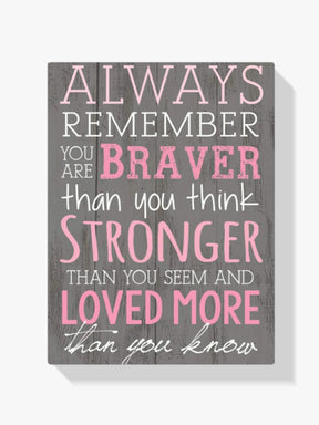 Pink Ribbon | Always Remember - Malen nach Zahlen