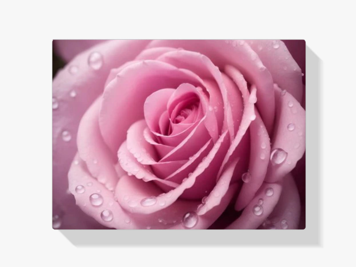 Rosa Rose - Malen nach Zahlen