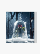 Rose im Glas - Malen nach Zahlen