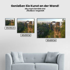 Sächsische Schweiz - Malen nach Zahlen