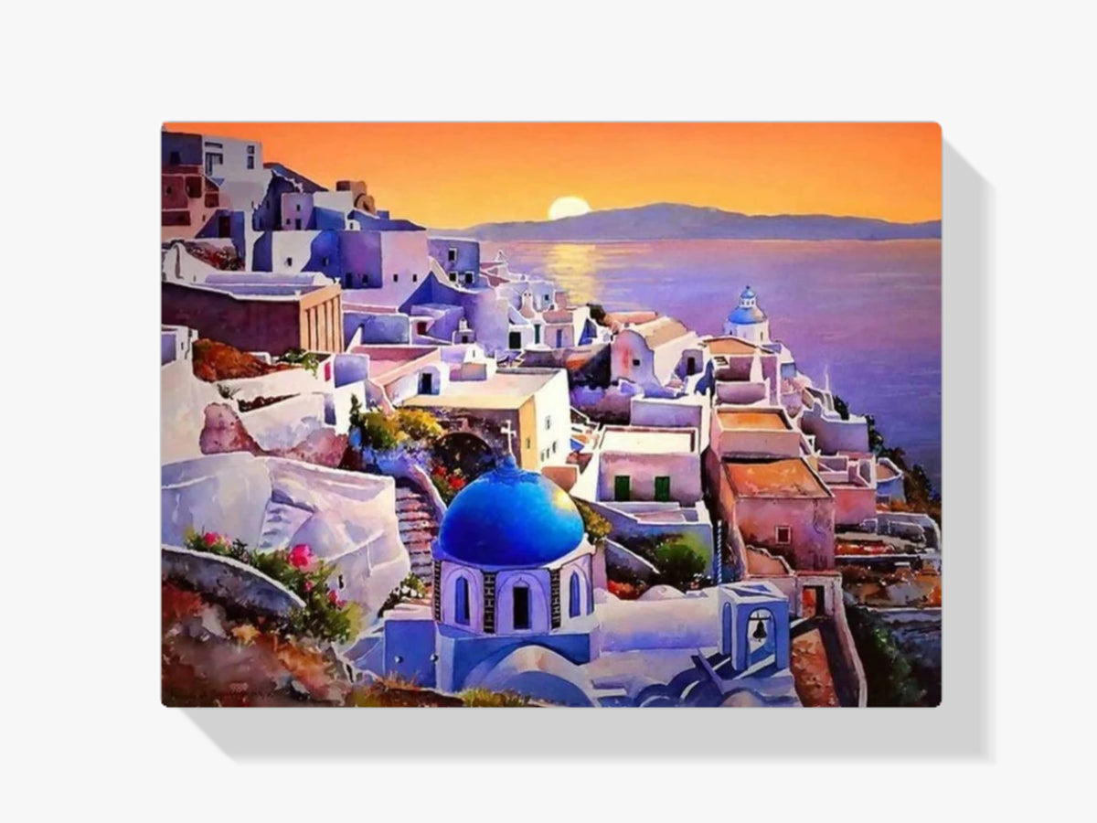 Santorini - Malen nach Zahlen
