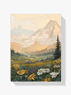 Måla efter siffror - Blommande bergäng