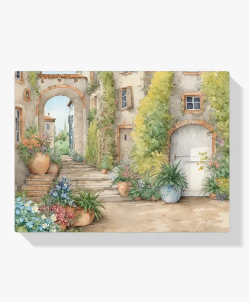 Charmanter mediterraner Innenhof